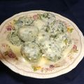El cooksnap de Valery Flores Gonzalez cuando hizo Malfatti (acelga y ricota).