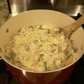 Shandra Beard's cooksnap of when they made Olive Garden's Chicken Carbonara.
