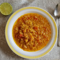 El cooksnap de Alex JC cuando hizo Sopa de lentejas rojas con jengibre y lima.