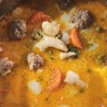 Gabó Cooksnap-ja, amikor elkészítette a(z) Húsgombócok zöldséges mártással receptet.