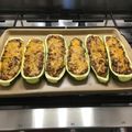 suzeeque's cooksnap of when they made Baby’s Zuchinni Boats.