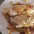 El cooksnap de encarni cuando hizo Merluza al horno con Jamón.
