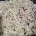 El cooksnap de Lissy Alfaro Alvarado cuando hizo Picadillo de papaya con carne molida de res.