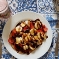 El cooksnap de alexis cuando hizo Tortitas de avena con frutas rojas.