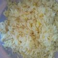 El cooksnap de Joel Cohen cuando hizo Arroz con queso y huevo.