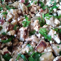 El cooksnap de Carmeta cuando hizo Berenjena con huevo y jamón.