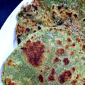 Anupama Maheshwari का कुकस्नैप जब उन्होंने पालक पराठा(palak paratha recipe in hindi) बनाया था।