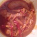 El cooksnap de Rocio Albano cuando hizo Chorizos al vino blanco.