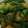 Cooksnap dari Lia Nu amoorea Bekasi untuk resep Oseng kikil pedas cabai ijo bumbu simpel dan tanpa msg