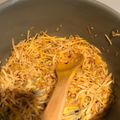 El cooksnap de Vilma Moreno cuando hizo Sopa de zanahoria y avena.