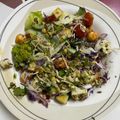 chaitali ghatak का कुकस्नैप जब उन्होंने स्प्राउट्स चाट (Sprouts chaat recipe in hindi) बनाया था।