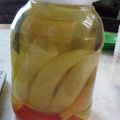 El cooksnap de Juan B. Caferatti cuando hizo Ajíes en vinagre.