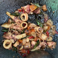 Cooksnap dari Deny Shinta untuk resep Cumi asin cabe ijo saus tiRam