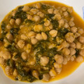 El cooksnap de NCC cuando hizo Potaje de garbanzos fácil con espinacas y calabaza.