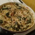 El cooksnap de Wendy Martir cuando hizo Pasta integral con espinacas.