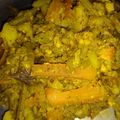 Sampa Chandra's cooksnap of when they made ডাঁটা দিয়ে পাঁচমিশালী সব্জী (data diye panchmishali sabji recipe in Bengali).