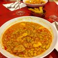 El cooksnap de German Diaz Manso cuando hizo Alubias verdinas con almejas y langostinos.