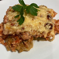 El cooksnap de Amparo cuando hizo Moussaka.