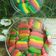 Cooksnap dari Dapur neetasyl untuk resep Lidah Kucing Rainbow (Tanpa Cetakan)