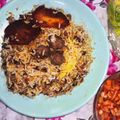 کوک اسنپ Saeideh Fathi بعد از امتحان کردن قنبر پلو (غم بر پلو) شیرازی خونه مامان 😋.