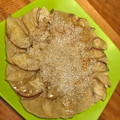 El cooksnap de Agustina cuando hizo Panqueques de manzana.