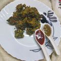 Kumkum Chatterjee's cooksnap of when they made Spinach Pakoda.
