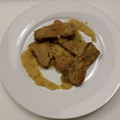 El cooksnap de Victor cuando hizo Seitán con salsa de manzana.