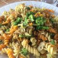 El cooksnap de Natalia Sanz cuando hizo Fideos con Brócoli.