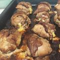 El cooksnap de Daniel Bagué cuando hizo Muslo de pollo 🐔 relleno.
