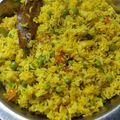 Mamta Rastogi's cooksnap of when they made Veg pulao.