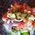 El cooksnap de "cocinar con jorgette" cuando hizo Ceviche de bacalao.