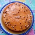 El cooksnap de Italia Novella cuando hizo Quesillo de parchita.