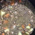 El cooksnap de Alexis ureña cuando hizo Lentejas de Maty.