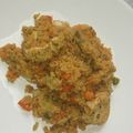 El cooksnap de Eleana Giler cuando hizo Cous Cous con verdura.