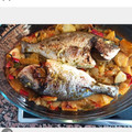 El cooksnap de Eva Martinez cuando hizo Dorada al horno con patatas y verdura.