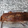 El cooksnap de Carmen Morel cuando hizo Budín banana split.