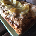 El cooksnap de adriluvi cuando hizo Budín húmedo de manzana y canela. Apto vegano.