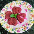  Dr.Madhumita Mishra's cooksnap of when they made Beetroot Tikki with Beetroot Dip.