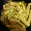 El cooksnap de Mery cuando hizo Calamares en salsa con vino.