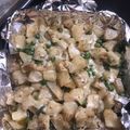 Samantha Kurzeja's cooksnap of when they made Roasted potatoes and peas.