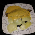 El cooksnap de Cintia cuando hizo Bacalao al vapor con salsa española y patata cocida. Thermomix.