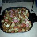 ajnlilysmommy2012's cooksnap of when they made potatoe and sausage.