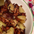 El cooksnap de Silvia Carballo cuando hizo Setas en Salsa verde (vegan).