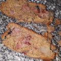 El cooksnap de Belu cuando hizo Budín frutal con harina de avena🌾.