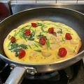 Kulas Isin 的 西班牙菠菜菇菇烘蛋 cooksnap