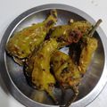 Jayshree Chauhan's cooksnap of when they made ભરેલા મરચા નો સંભારો (Bharela Marcha Sambharo Recipe In Gujarati).