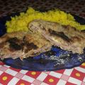 El cooksnap de jael Guerrero cuando hizo Milanesas rellenas de jamón y queso.