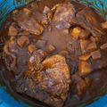 El cooksnap de Marisol cuando hizo Chuletas de cerdo en pasilla.
