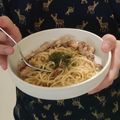 Cooksnap dari Rika Andriani untuk resep Wagyu Aglio Olio with Mushroom and Truffle Oil