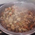 El cooksnap de maria cuando hizo Pollo con champiñones y zanahoria.